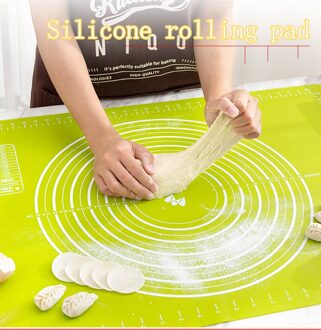 30*40 Siliconen Keuken Kneden Deeg Mat Cookie Cake Bakken Mat Gereedschap Dikke Non-stick Rolling Matten Gebak accessoires Sheet Pad 1 stk willekeurig