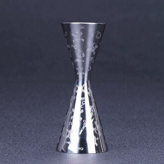 30/45/60/90Ml Rvs Maatbekers Wijnen Cocktail Apparaten Jigger Bar Gereedschap Huishouden Meten carven Bars Wijn Set 4 30 45ml