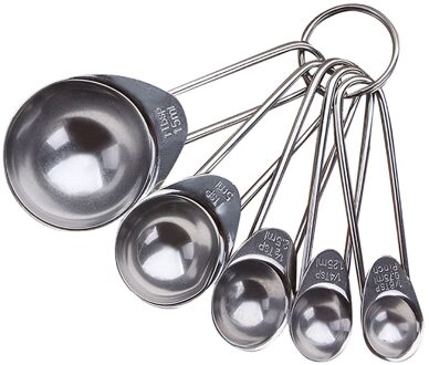 30 #5 Stks/set Roestvrijstalen Maatlepel Koffie Melkpoeder Kruiden Lepel Keukenweegschaal Bakken Theelepels Suiker Tool Thuis