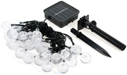 30/50 Led Solar Light Waterdicht Fairy Guirlande Verlichting String Outdoor Christmas Party Wedding Solar Lamp Decor 30LED Cold wit