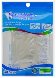 30/50 Stuks Dental Floss Picks Interdentale Borstels Dental Tanden Sticks Tand Cleaning Flosser Tandenstokers Mondhygiëne Care Naakt