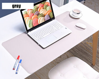 30*60 cm Effen kleur toetsenbord muismat Kantoor Tafel Business Mousepad voor PC Laptop Gaming mousepad Desk Mousepad 30x60 grijs