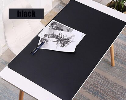 30*60 cm Effen kleur toetsenbord muismat Kantoor Tafel Business Mousepad voor PC Laptop Gaming mousepad Desk Mousepad 30x60 zwart