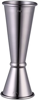 30/60Ml Rvs Cocktail Schaal Glas Bar Accessoires Keuken Tweekoppige Maatbeker Bartending Maatbeker bar # P2