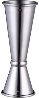 30/60Ml Rvs Cocktail Schaal Glas Bar Accessoires Keuken Tweekoppige Maatbeker Bartending Maatbeker bar # P2
