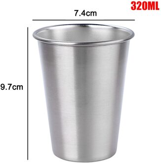 30/70/180/320Ml Metaal Rvs Cup Mok Drink Koffie Bier Tumbler Reizen Home Office SCVD889
