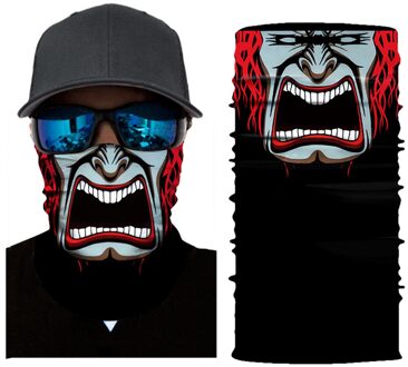 30 # Adult Doek Maskers Voor Volwassenen Met Tekeningen Fietsen Motorfiets Buis Ski Sjaal Gezichtsmasker Balaclava Halloween Party Mascara
