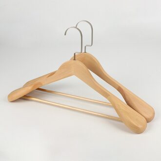 30 # Brede Schouder Hoogwaardige Brede Schouder Houten Kleerhangers Massief Houten Pak Hanger Volwassen Woods Hanger Voor kleding Handtas