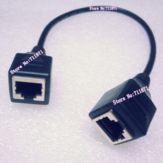 30 cm Vrouwelijke Rj45 verlengsnoer 300mm Vrouw-vrouw 8 P Netwerk Kabel Lijn breiden Ethernet Lijn Kabel breiden Connector Adapter