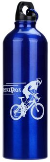30 # Fietsen Camping Fiets Sport Aluminium Fles Water 750 Ml Draagbare Fiets Onbreekbaar Water Fles blauw