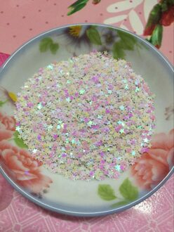 30 g/partij 3mm Star Pailletten Nail Art Platte Losse Pailletten Pailetten Wedding Craft Kids DIY Accessoires Wit AB Confetti spangles