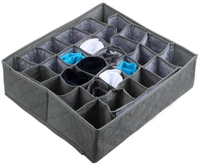 30 Grid Thuis Opbergdoos Bamboe Houtskool Tie Sokken Opbergkast Opbergdoos Bamboe Houtskool Antibacteriële Opbergdoos
