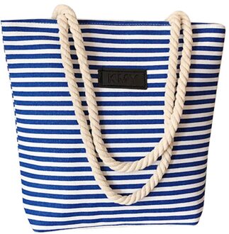 30 # Grote Capaciteit Riem Tas Voor Dames Streep Riem Tas Mode Grote Capaciteit Riem Tas canva Bag Trend Product Portemonnee blauw