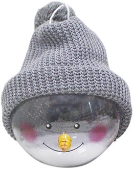 30 # Kerstboom Decoratie Bal Kerst Sneeuw Bal Transparante Bal Met Cap Kerst Decor Kerst Opknoping Sneeuwpop Bal