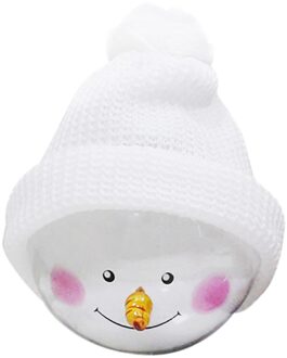 30 # Kerstboom Decoratie Bal Kerst Sneeuw Bal Transparante Bal Met Cap Kerst Decor Kerst Opknoping Sneeuwpop Bal