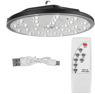 30 Leds Solar Camping Tent Light Usb Oplaadbare Outdoor Ultra Heldere Nacht Lamp Draagbare Emergency Night Voor Home Camping met afgelegen controle