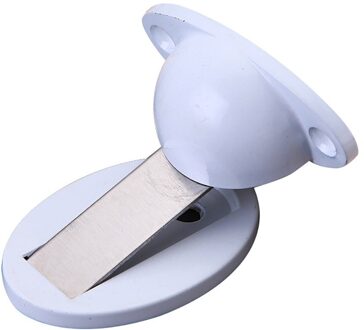 #30 Magnetische Onzichtbare Deur Holder Stopper Doorstop Anti-Collision Floor Gemonteerde Anti-Collision Floor Gemonteerde Houder wit