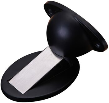 #30 Magnetische Onzichtbare Deur Holder Stopper Doorstop Anti-Collision Floor Gemonteerde Anti-Collision Floor Gemonteerde Houder zwart