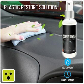 30 Mlcar Polijsten Coating Loopvlakvernieuwing Middel Wax Instrument Panel Auto Interieur Auto Plastic Gerenoveerd Coating Auto Licht Cleaner