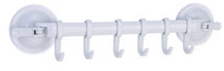 30 # Muur Vacuüm Rack Zuignap 6 Haken Handdoek Badkamer Keuken Houder Sucker Hanger Voor Keuken Bathroom15 blauw