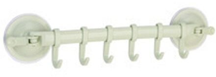30 # Muur Vacuüm Rack Zuignap 6 Haken Handdoek Badkamer Keuken Houder Sucker Hanger Voor Keuken Bathroom15 groen