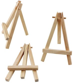 30 Pack 5-Inch Mini Houten Ezels Voor Weergave Houten Display Stands, Visitekaartjes, Foto 'S, diy Ambachten, Decoraties