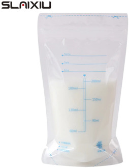 30 Pcs/Bag 200ml Milk Freezer Bags BPA Free Baby Food Storage Disposable Practical And Convenient Breast Safe Feeding Bags