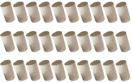 30 Pcs Eiken Kurk Afdichting Kurk Fles Stop Accessoire Fles Sluiting Houten Afsluitdeksel