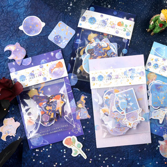 30 pcs/lot kawaii Le Petit Prince Decorative Stickers Scrapbooking Stick Label Diary Album stationery planet Sticker Accessories