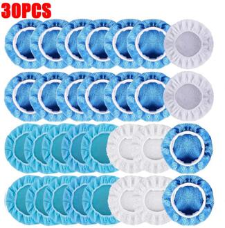 30 Pcs Polijsten Motorkap Buffer Pad Zacht Microfiber Motorkap Auto Polijstmachine Pad Cover Voor Auto Verf Zorg 5-6 "5 Tot 6 Inches