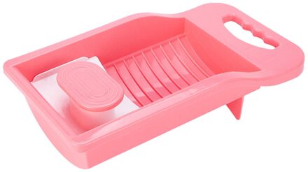 30 # Plastic Wasserette Wasbord Antislip Ondergoed Sok Mini Wasbord Scrubboards Wassen Boord Zeephouder Wasserij Schrobben