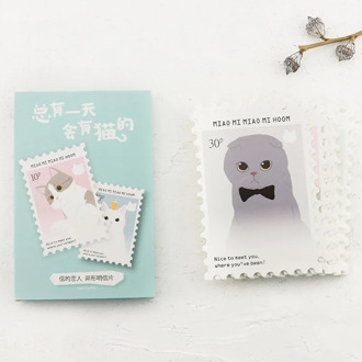 30 sheets/LOT Miao Mi Cat Postcard /Greeting Card/Wish Card/Christmas and New Year gifts