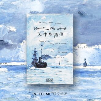 30 Sheets/Set Gedicht In De Wind Postkaart/Wenskaart/Boodschap Kaart/Verjaardag Brief Envelop Card