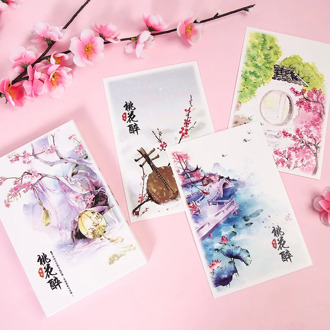30 Sheets/Set Japanese Cherry Blossom Season Postcard DIY Greeting Cards Birthday Gift Card Message Card