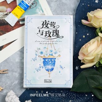 30 Sheets/Set Nightingale En Rose Postkaart/Wenskaart/Boodschap Kaart/Verjaardag Brief Envelop kaart