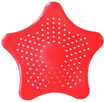 30 # Ster Badkamer Afvoer Haar Catcher Bad Stopper Plug Gootsteenzeefje Filter Douche Haar Stop Keuken Badkamer Accessoires roze