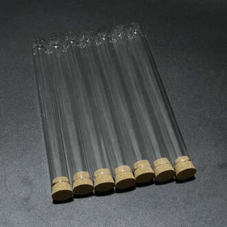 30 stks/partij 15x150mm Transparante Glazen Reageerbuis met Ronde Bodem voor School/Laboratorium Glaswerk