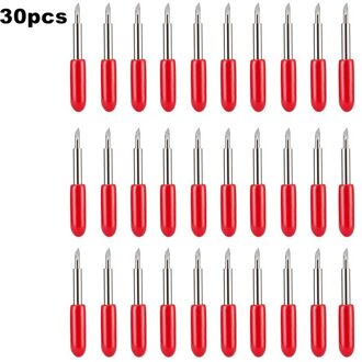 30 Stks/partij 30/45/60 Graden Roland Plotter Cutter Mes Hardmetaal Blade Voor Vinyl Cricut Snijden Vinyl Messen offset 30 stk 45 mate