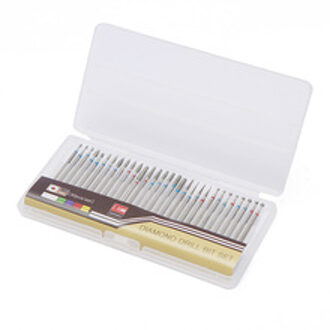 30 Stks/partij Diamant Frees Voor Manicure Cuticle Bestanden Nail Boor Burr Rotary Elektrische Salon Machine Accessoires Gereedschap