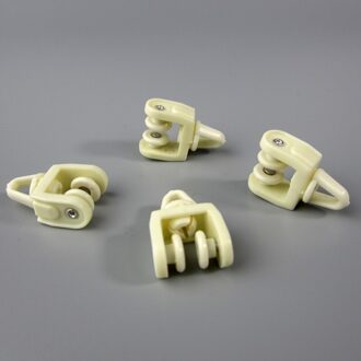 30 Stks/partij Gordijn Katrol Rechte Spoor Katrol Roller Window Rail Wiel Haak Ouderwetse Gordijn Geleiderail Spoor Accessoires
