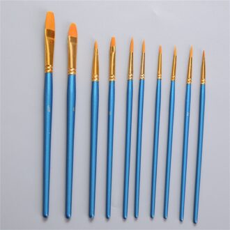 30 Stks/set Aquarel Gouache Penselen Verschillende Vorm Ronde Spitse Punt Nylon Haar Schilderij Borstel Set Art Supplies