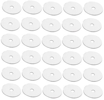 30 Stks/set Bike Presta Valve Sticker Velg Bescherming Gas Air Nozzle Lijm Pad Buis Band Pakking Voor Weg Mountainbike