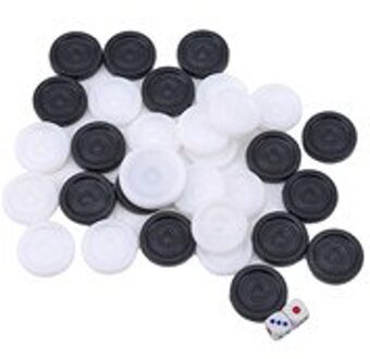 30 Stks/set Buitenlandse Handel Verkoop Van Westerse Dubbele Land Schaakstukken Plastic Developmental Game Populaire In De wereld 2.8cm