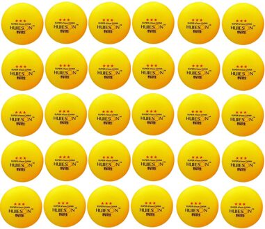 30 stks/zak Tafeltennis Ballen Ping Pong Bal Wit voor Amateur Geavanceerde Training Bal Racket Sport geel