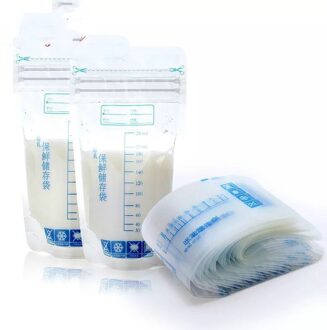 30 stuks Babyvoeding Opslag moedermelk opbergtas moedermelk opbergtas 250ML melk opbergtas Voeden