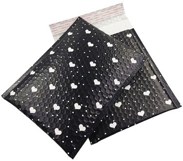 30 Stuks Zwart Plastic Bubble Tassen Zelf Seal Adhesive Bubble Mailer Kleding Verpakking Express Envelop Mailing Tas 17.5x23cm