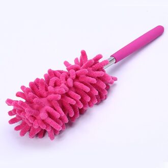 30 # Telescopische Microvezel Duster Uitschuifbare Schoonmaken Thuis Auto Cleaner Dust Handvat heet roze