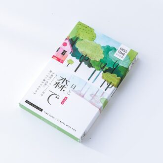 30 Vellen/Lot Forest Postkaart/Wenskaart/Wens Kaart/Kerst En Nieuwjaar