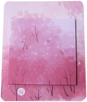 30 Vellen Roze Kleur Bloem Stijl Dagelijkse Schema Memo Pad Te Houden Nieuws Of Doen Lijst In Kantoren, school, Thuis Sticky Notes