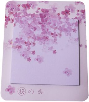 30 Vellen Roze Kleur Bloem Stijl Dagelijkse Schema Memo Pad Te Houden Nieuws Of Doen Lijst In Kantoren, school, Thuis Sticky Notes